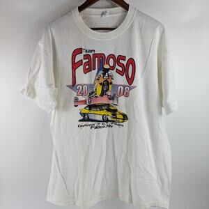 2008 Mens XL Drag Racing T-Shirt Team Famoso Division 7 Fallon NV Bakersfield CA